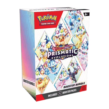 Pokémon TCG: Scarlet & Violet-Prismatic Evolutions Booster Bundle (6 Packs)