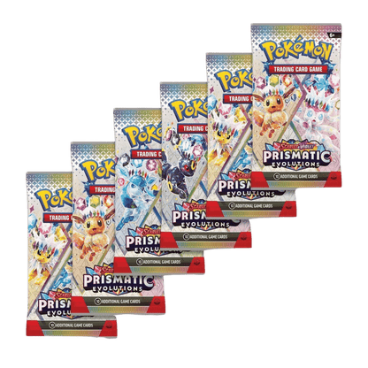 Pokémon TCG: Scarlet & Violet-Prismatic Evolutions Booster Bundle (6 Packs)
